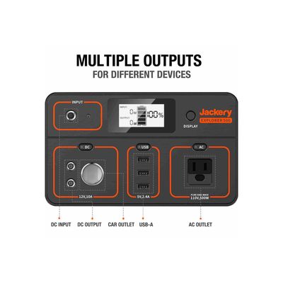 Imagen 2 del producto Estación de Energía Portátil Jackery Explorer 500 Outdoor