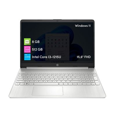 Notebook HP Intel i3 8GB 512GB 15.6 FHD Win11