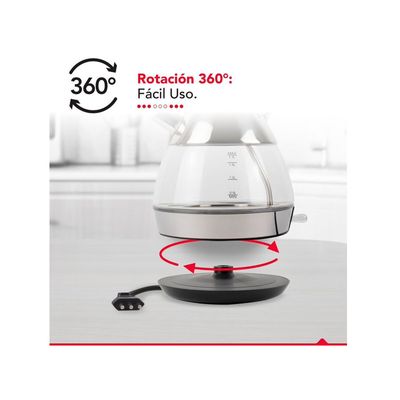 Imagen 2 del producto Hervidor Vidrio Templado 1,7L Thor Diamond Design