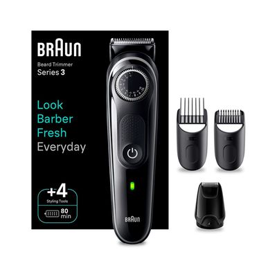 Recortadora De Barba Braun Mgk5445 10 En 1 Negro