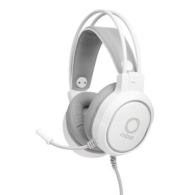 Imagen 2 del producto Audífono Gamer Nibio Zigma PC PS XBOX Blanco RGB