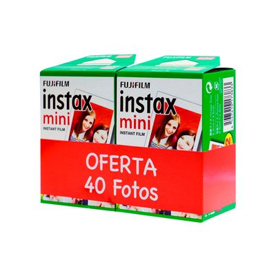 Imagen 2 del producto Pack Películas Instantáneas Instax Film Mini 40 fotos