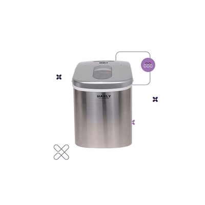 Imagen 2 del producto Máquina de Hielo Portátil Haxly Gelo 12 kg/24h Hielo en 8min