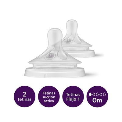 Tetina Natural Avent SCY961/02 flujo recién nacidos 0m+