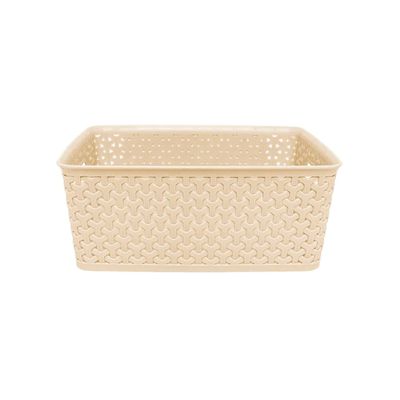 Imagen 2 del producto Canasto Organizador Ratan Beige Mediano