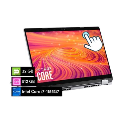 Notebook 2 En 1 Dell Latitude 5320 Core I7 32Gb 512Gb 13 Fhd