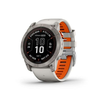 Reloj Garmin Fenix 7X Pro Sapph Sol Tit Gray Orange 51mm