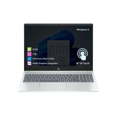 Notebook Hp Omnibook Core Ultra 5 16Gb 1Tb Ssd 16' 2K Táctil