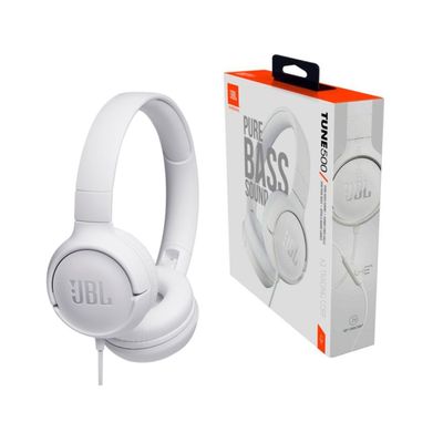 Imagen 2 del producto Audífonos JBL Tune 500 Plegables Blanco