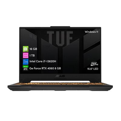 Imagen 1 del producto Notebook Gamer Asus Tuf Intel i7 13va 16GB 1TB SSD RTX4060 15.6 FHD