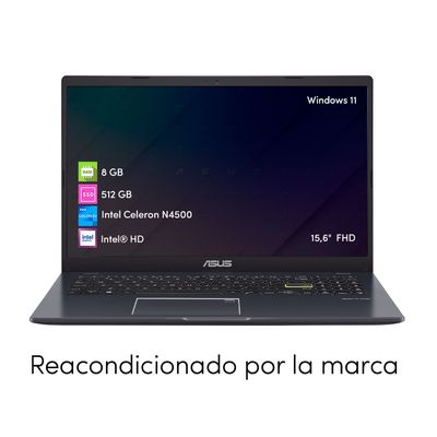 Imagen 2 del producto Notebook Asus Vivobook Go Celeron 8GB 512GB SSD 15.6' FHD Win11