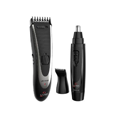 Set Corta Pelo Gama GCS 544 Barba Clipper GCS542 Y Nose