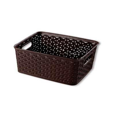 Imagen 2 del producto Canasto Organizador Ratan Cafe Pequeño