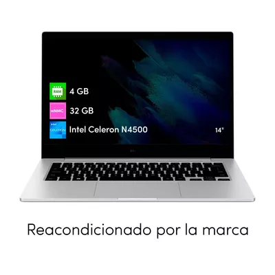 Imagen 2 del producto Notebook Chromebook Samsung Celeron 4GB 32GB Chrome OS 14""