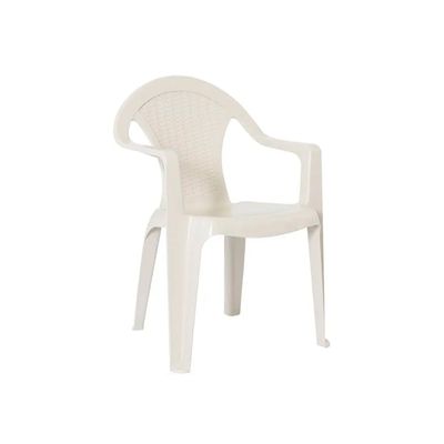 Imagen 2 del producto Silla Ratan Glamour Con Brazos Beige