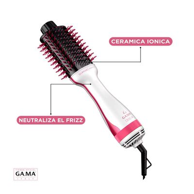 Imagen 2 del producto Cepillo Secador de Pelo Gama Glamour Pink Ceramic Ion 1300W