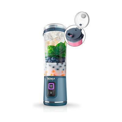Licuadora Portátil Ninja Blast Bc151 530Ml Azul Metalico Usb