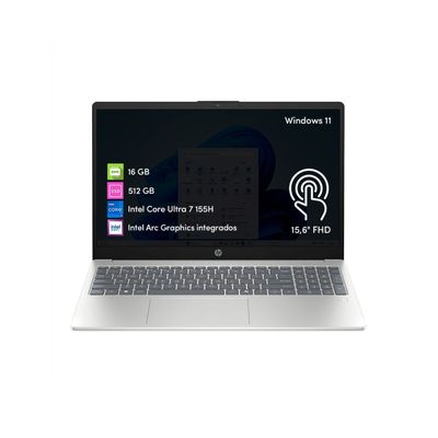 Notebook Hp Intel Ultra 7 16Gb 512Gb Ssd 15 6 T Ctil Fhd