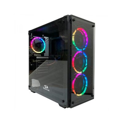 Imagen 1 del producto Gabinete Gamer Redragon Wheeljack Black GC-606BK RGB
