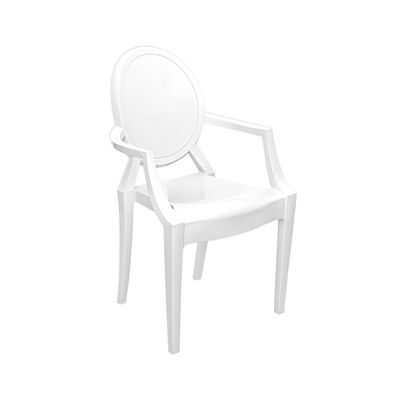 Imagen 2 del producto Silla Art Ghost Con brazos Blanco