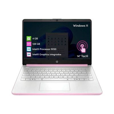Notebook Hp Intel N150 4Gb 128Gb Ufs 14 Hd W11 Tactil