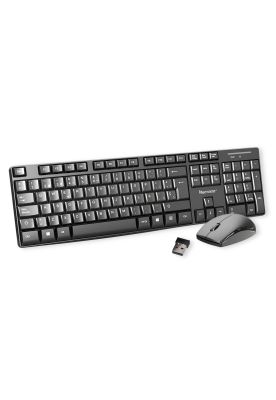 Kit Teclado y Mouse Inalambrico Tecmaster Multimedia 100512