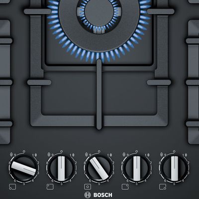Imagen 2 del producto Encimera a Gas Bosch PPQ7A6M90 75cm 5 quemadores