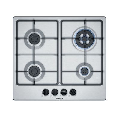 Encimera a Gas Bosch PGH6B5B60V 60cm Acero Inox 4 quemadores