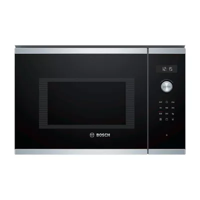 Microondas Integrable Con Grill Bosch BEL554MS0 25L Inox