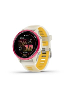 Forerunner 570 - 42MM, Bone/Raspberry/Mango