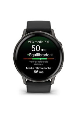 Imagen 2 del producto Venu 4 (45mm), GPS, Wi-Fi, Black w/ Slate + Black, Garmin