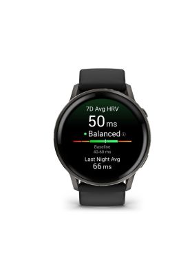 Imagen 2 del producto Venu 4 (45mm), GPS, Wi-Fi, Black w/ Slate + Black, Garmin