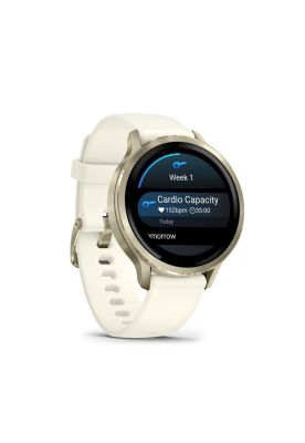 Venu 4 (41mm), GPS, Wi-Fi, Beige w/ Lunar Gold + Bone, Garmin
