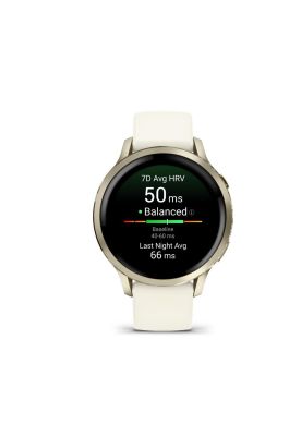 Imagen 2 del producto Venu 4 (41mm), GPS, Wi-Fi, Beige w/ Lunar Gold + Bone, Garmin