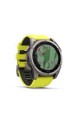 Imagen 2 del producto fenix 8 – 51mm, Solar Sapphire, Titanium with yellow/graphite