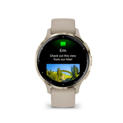 Imagen 2 del producto Smartwatch Venu 3S, French Gray + Soft Gold