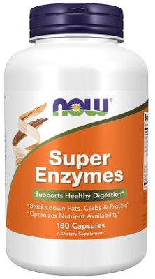 Now Foods Super Enzimas 180 cápsulas