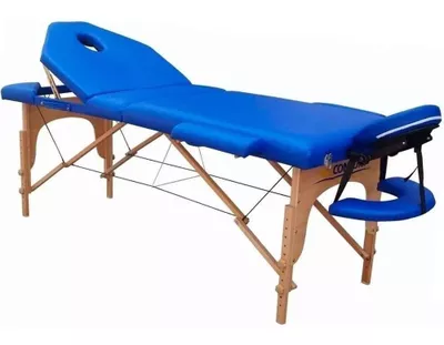 Imagen 2 del producto Camilla Masaje Nanofort Plagble Spa Fisioterapia 3 Cuerpos Azul