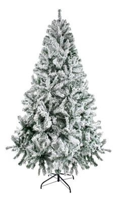 Arbol De Navidad Nevado 210cm Frondoso Jardimex