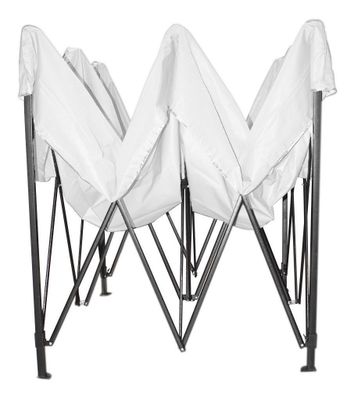 Imagen 2 del producto Toldo Plegable Jardimex 3x4.5 Carpa Antilluvia Protección UV Blanc