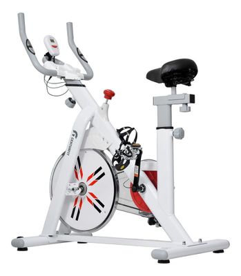 Imagen 2 del producto Bicicleta Fija Spinning Estatica 8kg Ejercicio Cardio Blanco