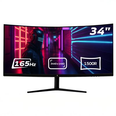Monitor Gamer Curvo 34 Ultrawide 4k 165hz 1ms Profesional