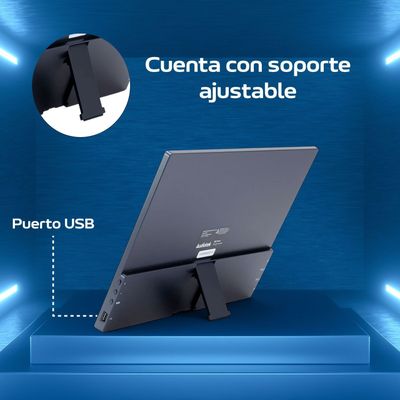 Imagen 2 del producto Monitor Portátil Gamer 15.6 Full Hd Parlantes Lcd 60 Hz