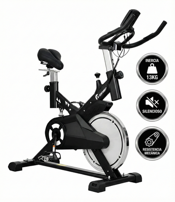 Imagen 2 del producto Bicicleta Spinning Volante 13kg Centurfit Resistencia Mecánica de Banda Pantalla