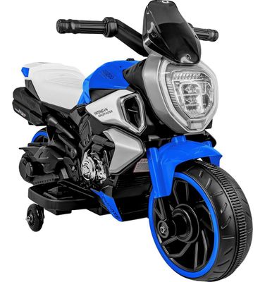 Imagen 1 del producto Moto Montable Eléctrica Azul 6v Luces Musica Usb Color Azul Marino