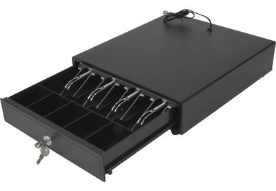 Gaveta De Dinero Metalico 4 Billetes 5 Monedas Cable Rj11 Pos