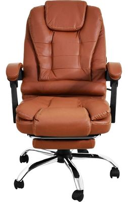 Imagen 2 del producto Silla Oficina Ejecutiva Escritorio Giratoria Doble Masaje Color Café Material Del Tapizado Vinipiel