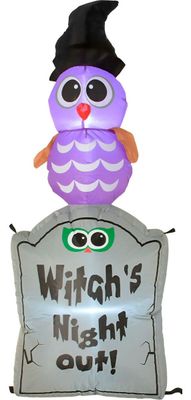 Inflable Halloween 120 Cm Tumba Fantasma Led 1.2 M