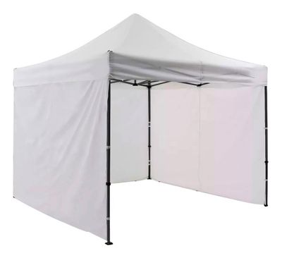 Toldo Plegable Jardimex 3x3 Paredes Antilluvia Proteccion UV Blanco