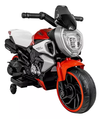 Moto Eléctrica Montable A Bateria Niño 6v Luces Musica Usb
